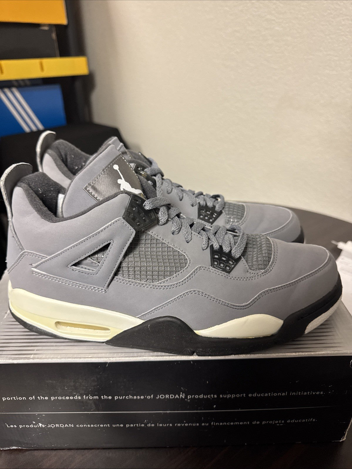 Size 11.5 - Nike Air Jordan 4 Retro "Cool Grey" 2019
