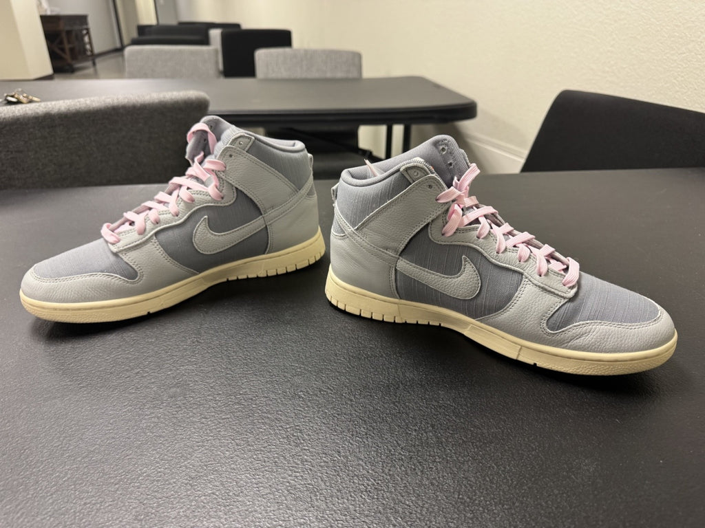 Nike Dunk High Premium Certified Fresh DQ8800-001 Particle Grey Pink - Size 10