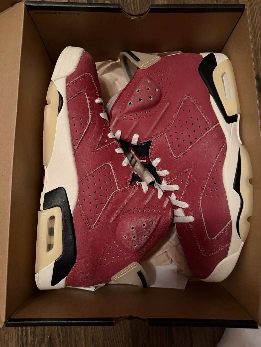 Size 13 - Air Jordan 6 Retro PE Oklahoma Sooners