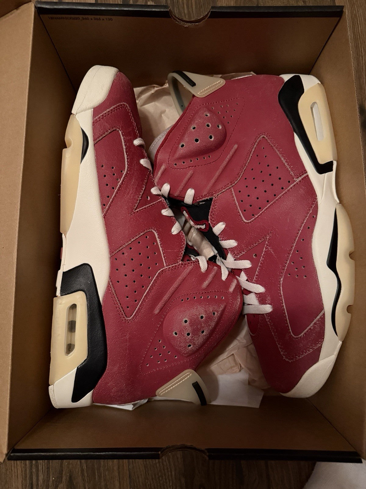 Size 13 - Air Jordan 6 Retro PE Oklahoma Sooners