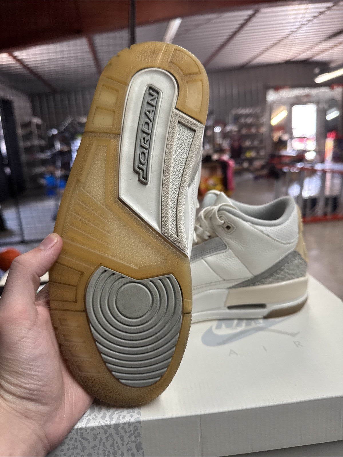 Size 8 - Jordan 3 Retro 'Craft Ivory'