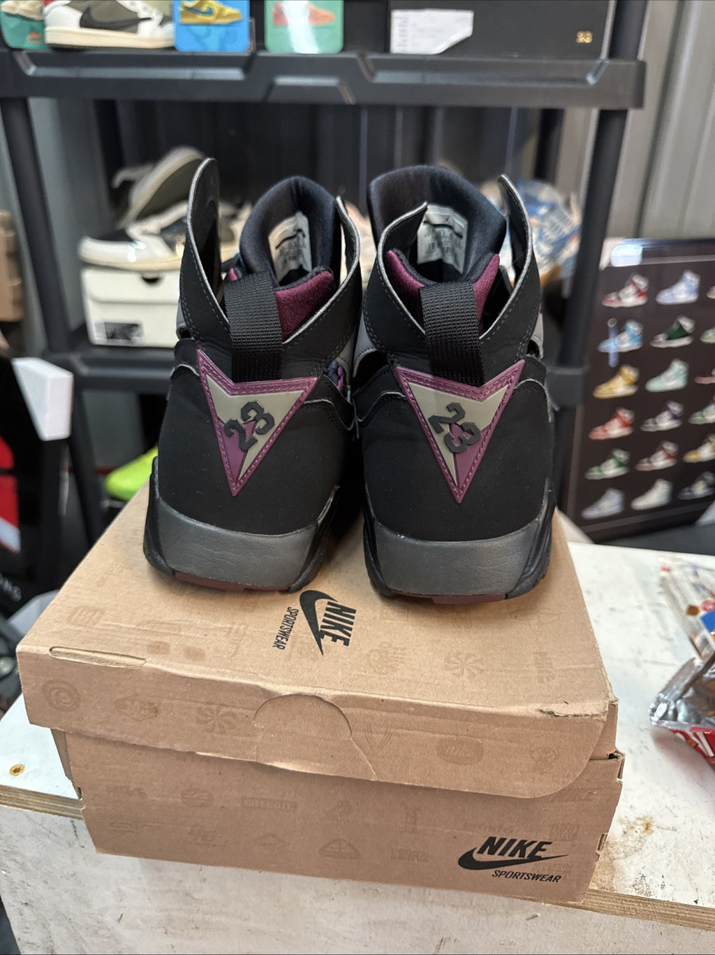 Size 13.5 - Air Jordan 7 Bordeaux Retro | Replacement Box - Barely Worn
