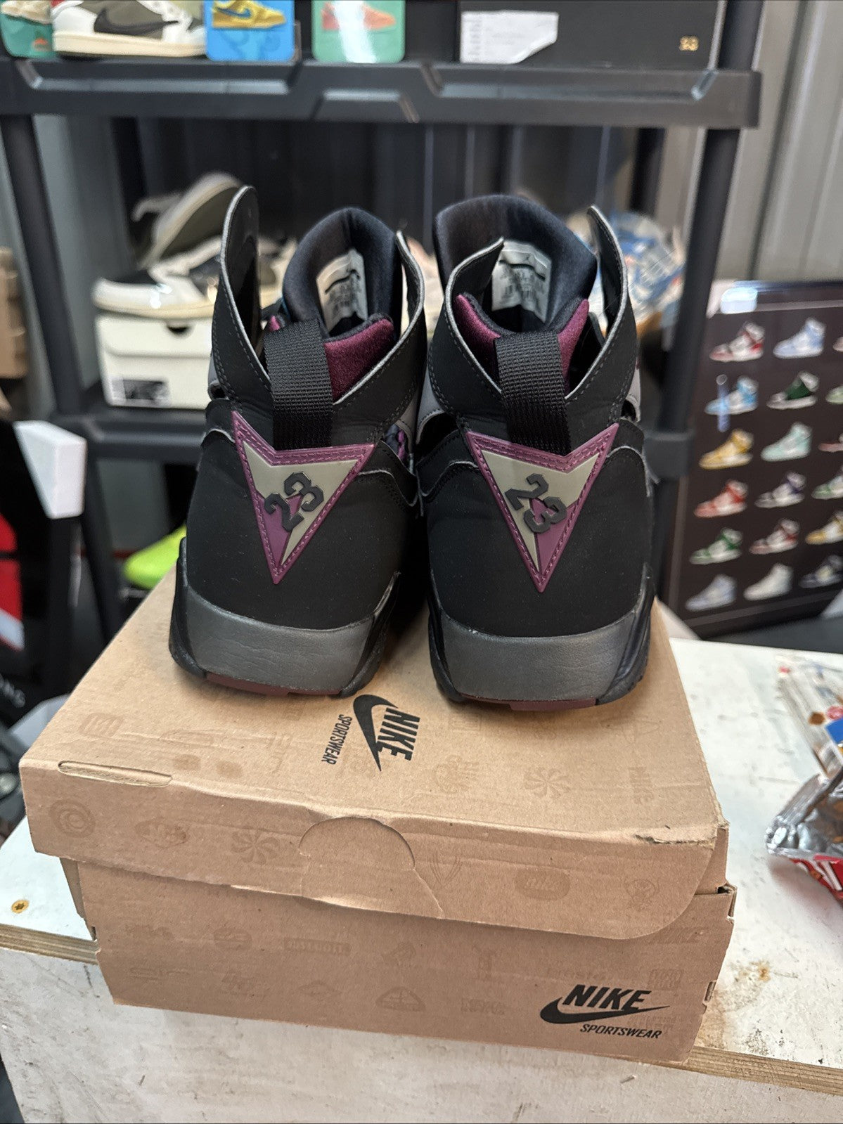 Size 13.5 - Air Jordan 7 Bordeaux Retro | Replacement Box - Barely Worn