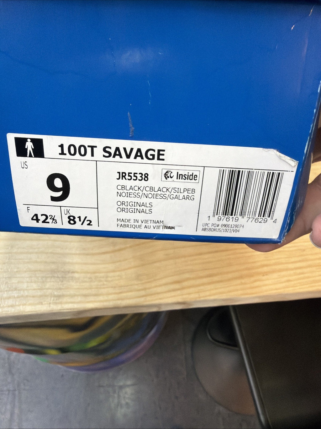 Size 9 - 100 Thieves x adidas Savage Geo Camo