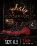 Nike Air Foamposite One Cracked Lava Size 8.5. 314996-014