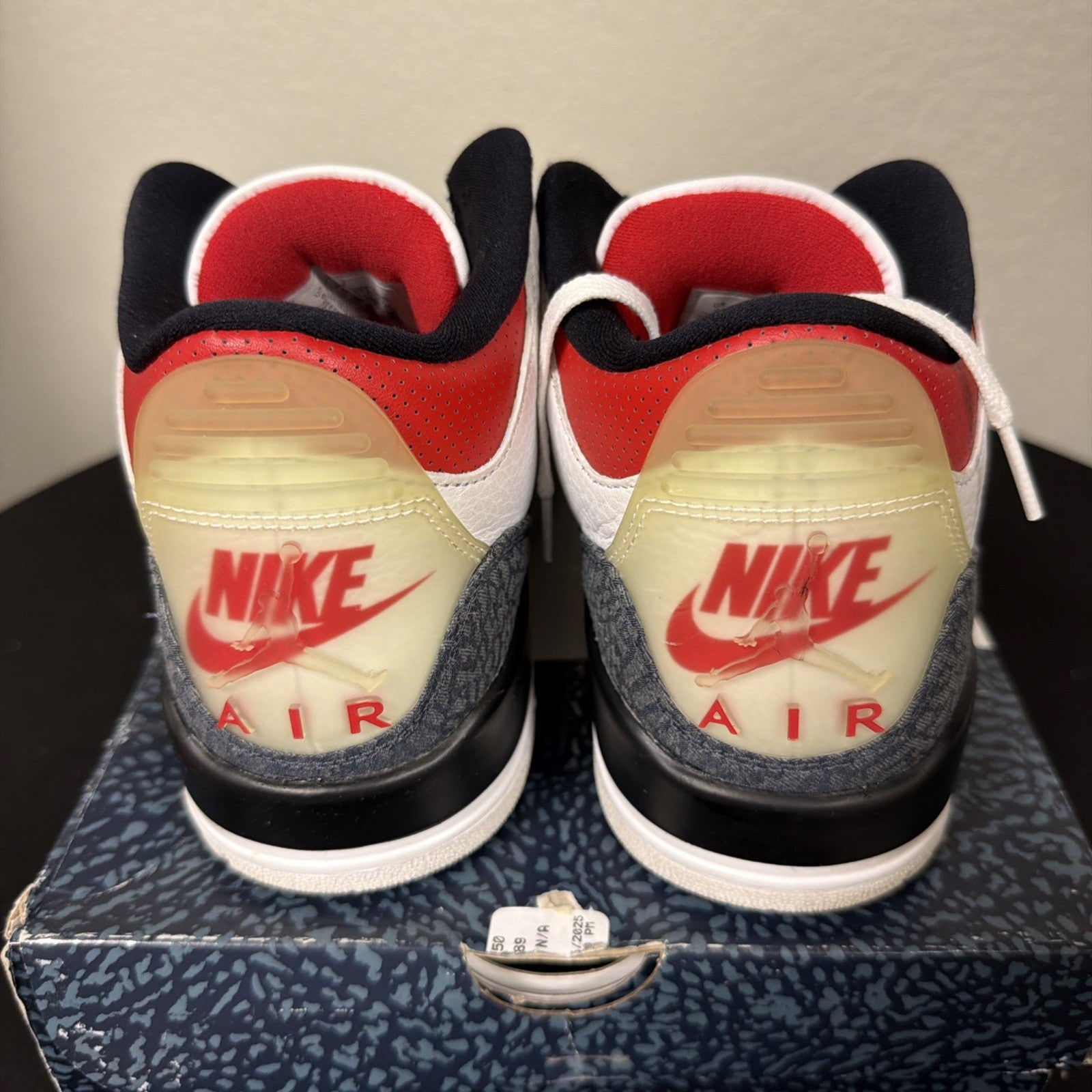 Nike Air Jordan 3 SE Fire Red Denim 2020 Shoes Size 9