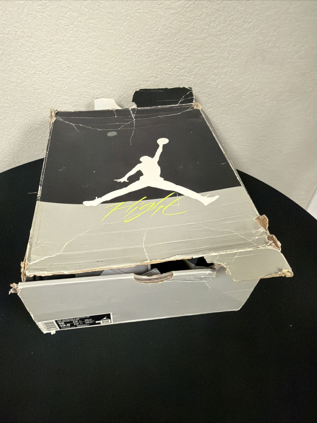 Air Jordan 4 Retro SE Neon 95 Size 12 Men’s Used OG Box