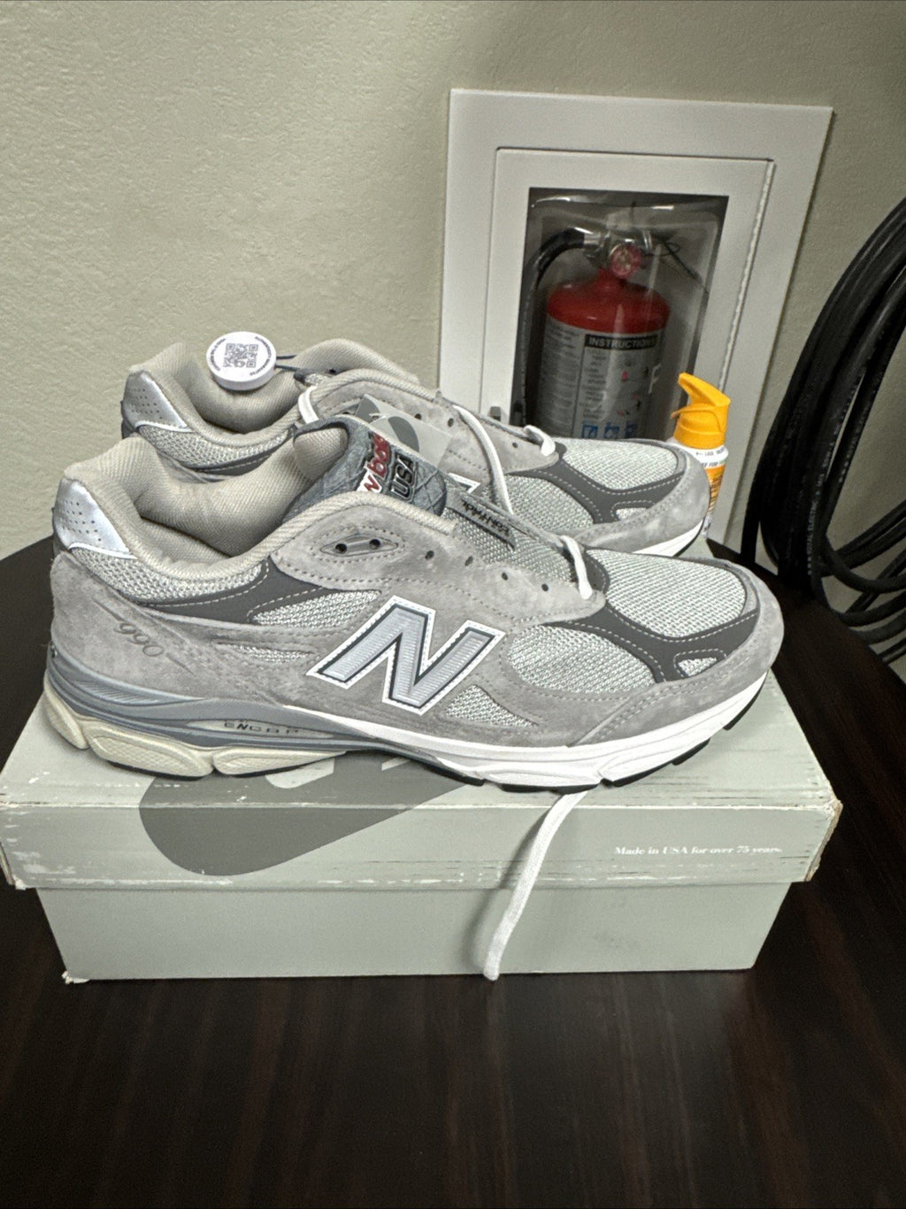 Size 11 - New Balance 990v4 Made in USA Grey Silver