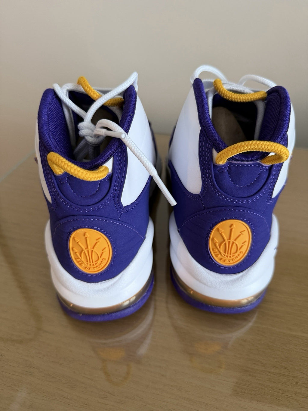Nike Air Max Uptempo LA Lakers Purple Men's Basketball Shoes 311090-103