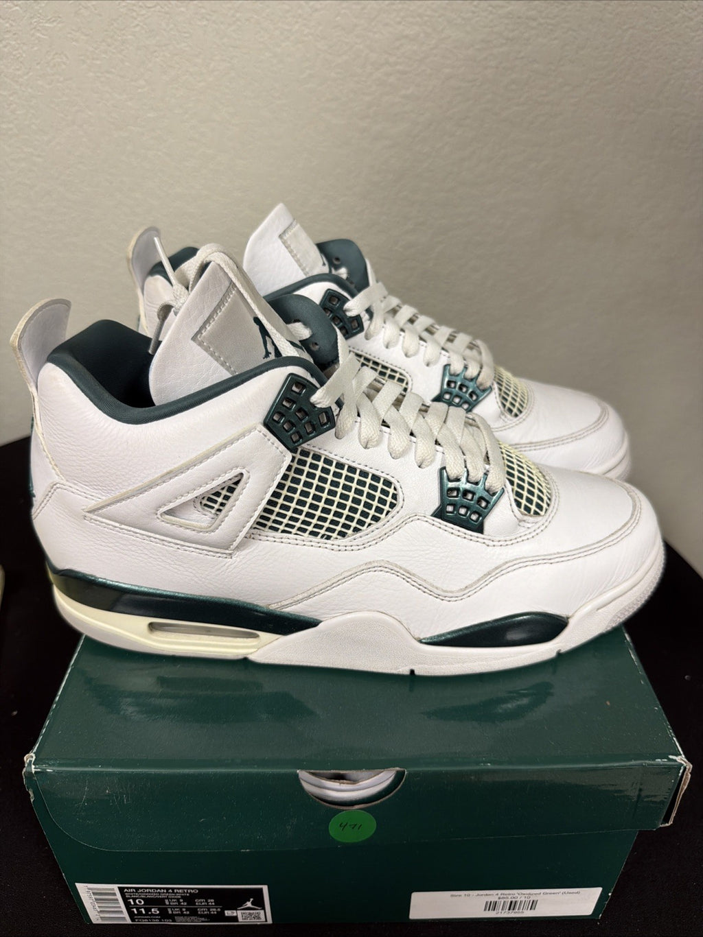 Jordan 4 Retro Oxidized Green, FQ8138-103, Size 10M, Deadstock, Fast Shipping!