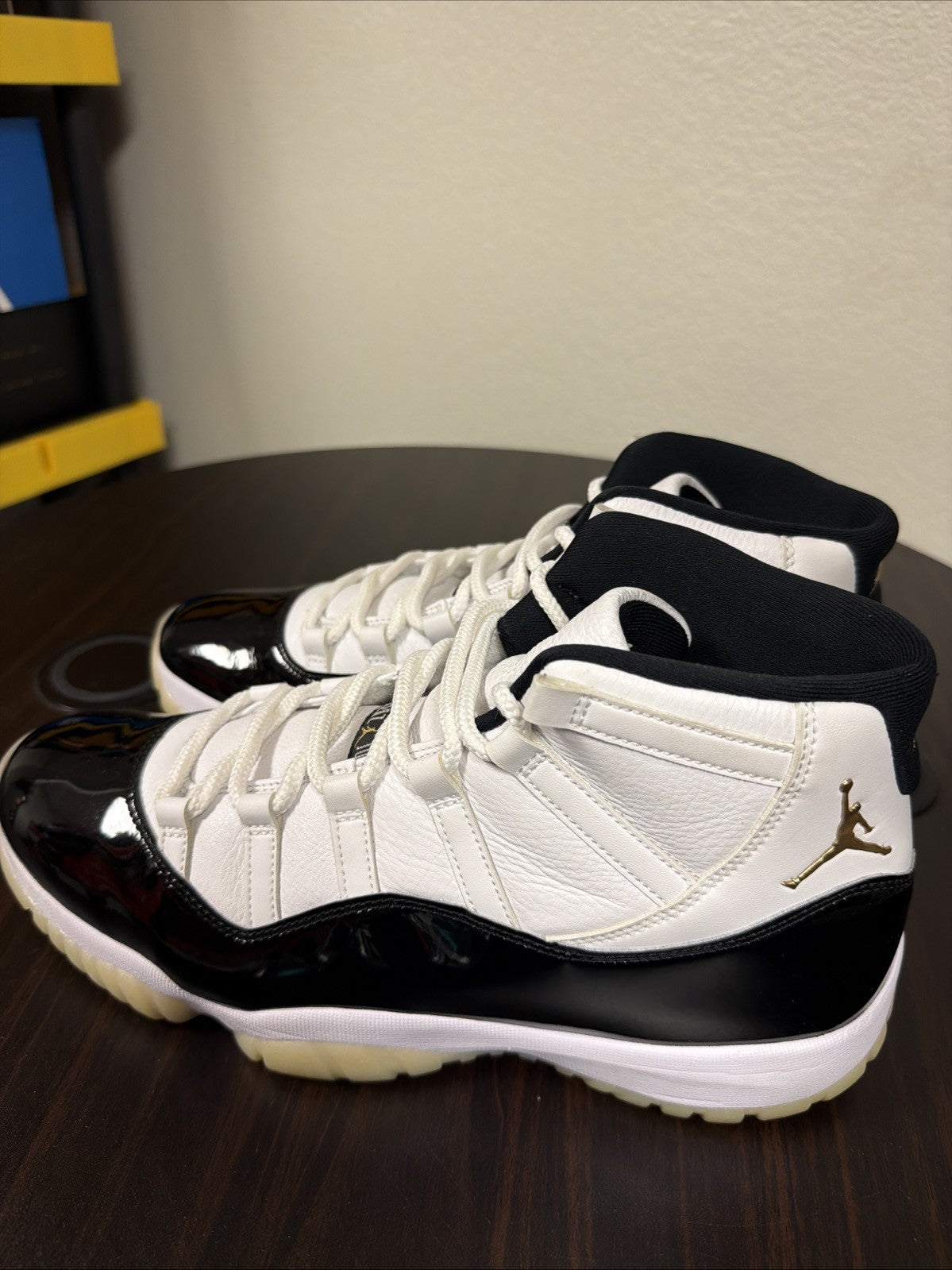 Jordan Air Jordan 11 Retro Gratitude White Metallic Gold Black 🔥🔥