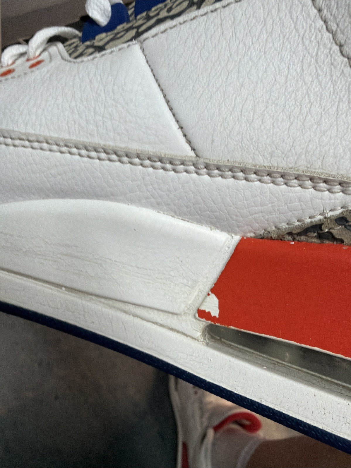 Air Jordan 3 Retro "KNICKS" 2019 - Size 13 - 136064 148 (10307-312) Pre-owned 
