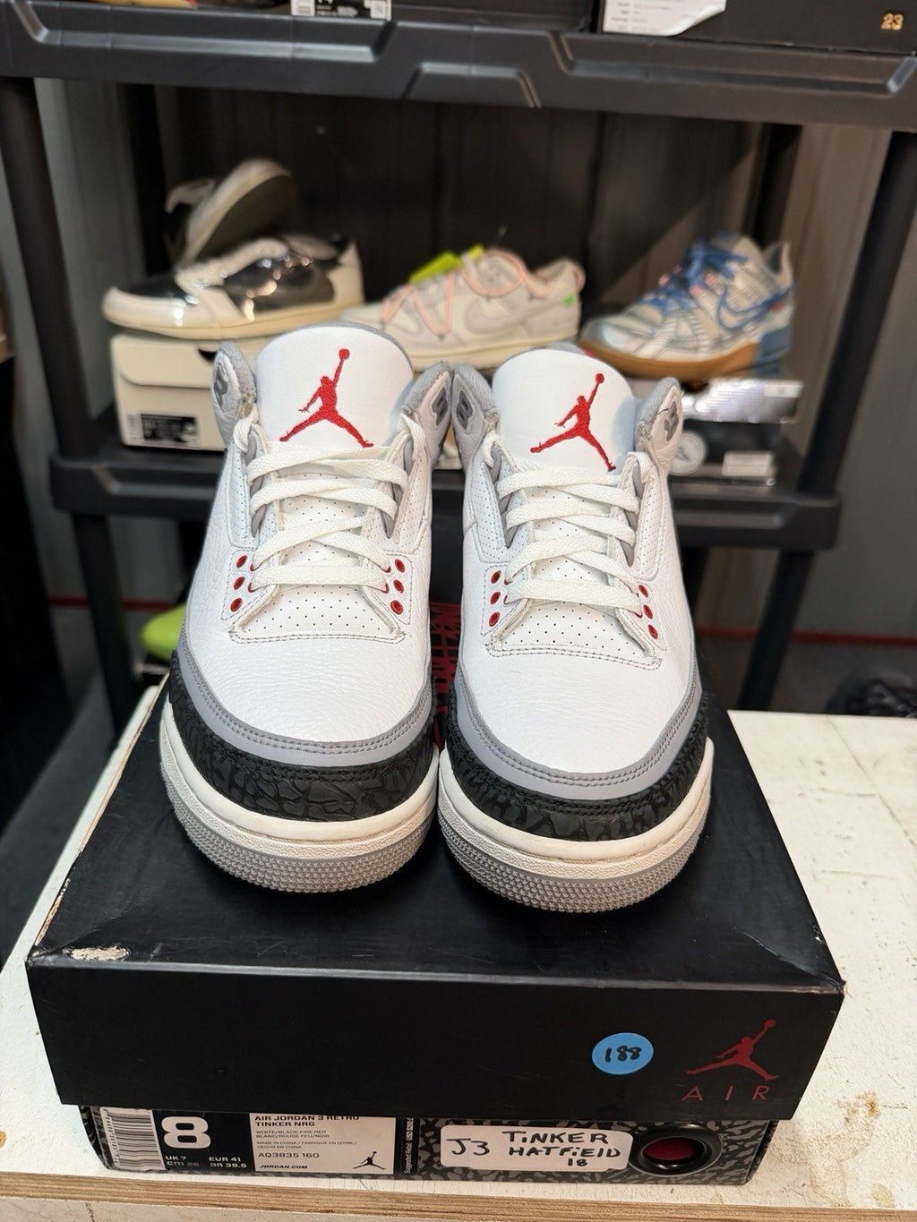 Size 8 - Jordan 3 Retro NRG Tinker 2018