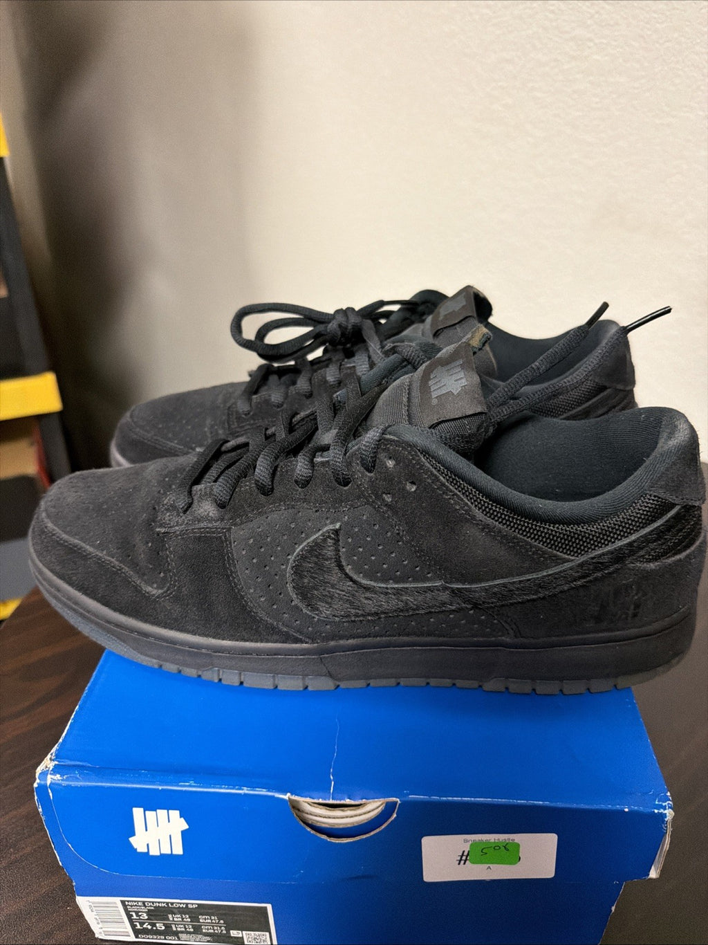 Nike Dunk Low SP x Undefeated 5 On It Mens 13 Black DO9329-001 Dunk Vs AF1