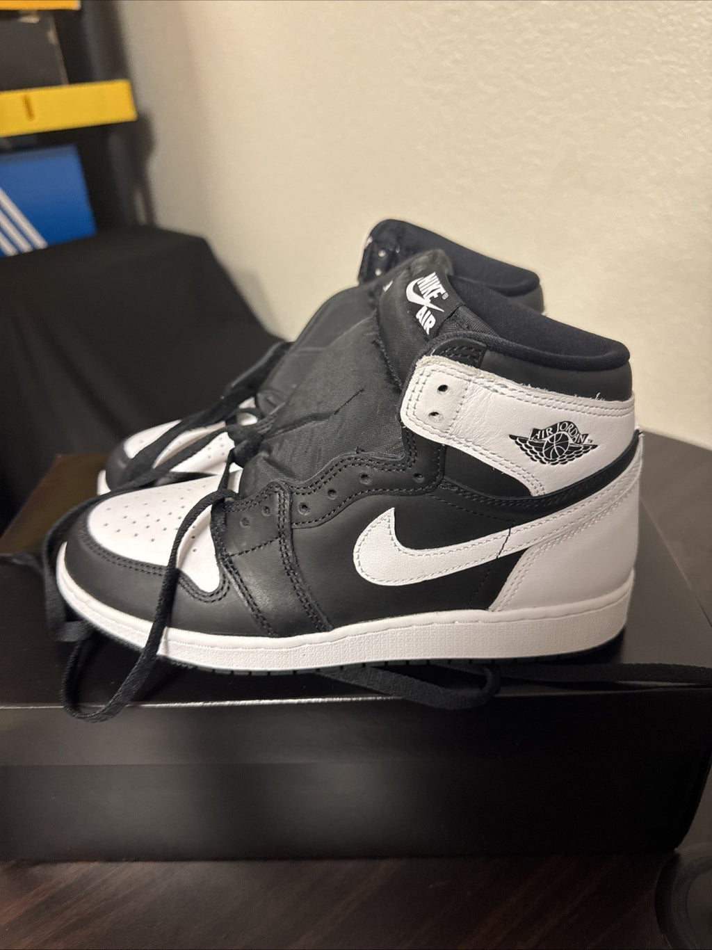 Air Jordan Air Jordan 1 Retro High OG GS 'Black White' Size 5.5y  |  No Box