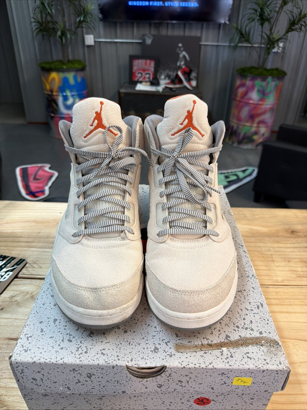 Air Jordan 5 Retro "CRAFT LIGHT OREWOOD" 2023 - Size 16 - Used with Box