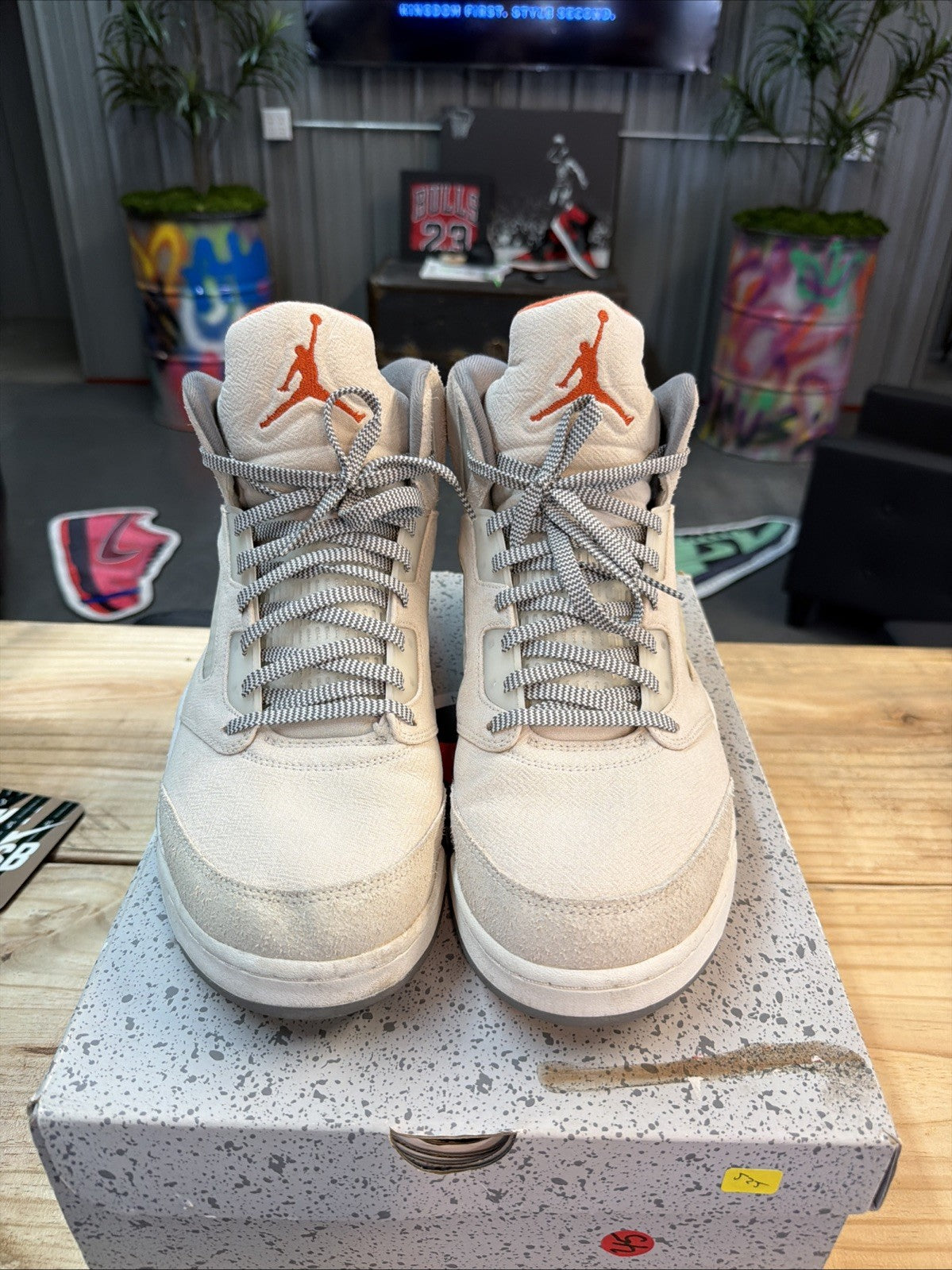 Air Jordan 5 Retro "CRAFT LIGHT OREWOOD" 2023 - Size 16 - Used with Box