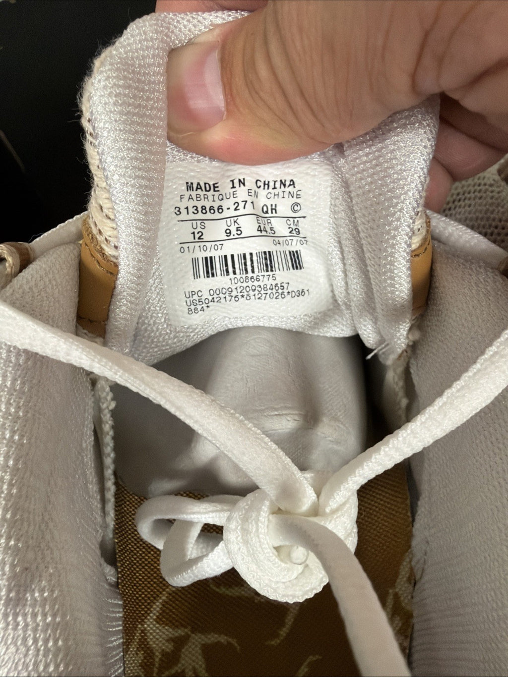 Size 12 - Air Max 95 Zen Women's Beige  Linen Brown Wheat White 2007
