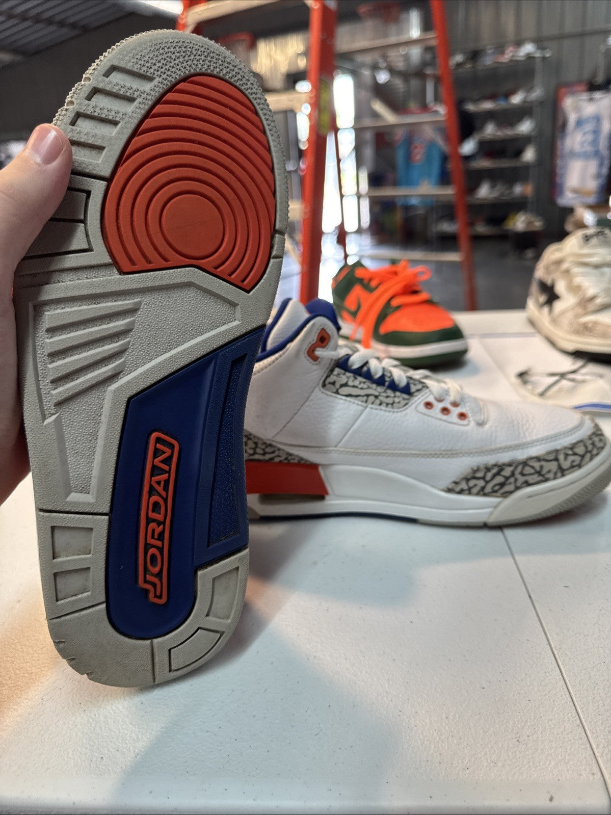 Size 8 - Jordan Air Jordan 3 Retro ‘Knicks’ 2019 | Replacement Box
