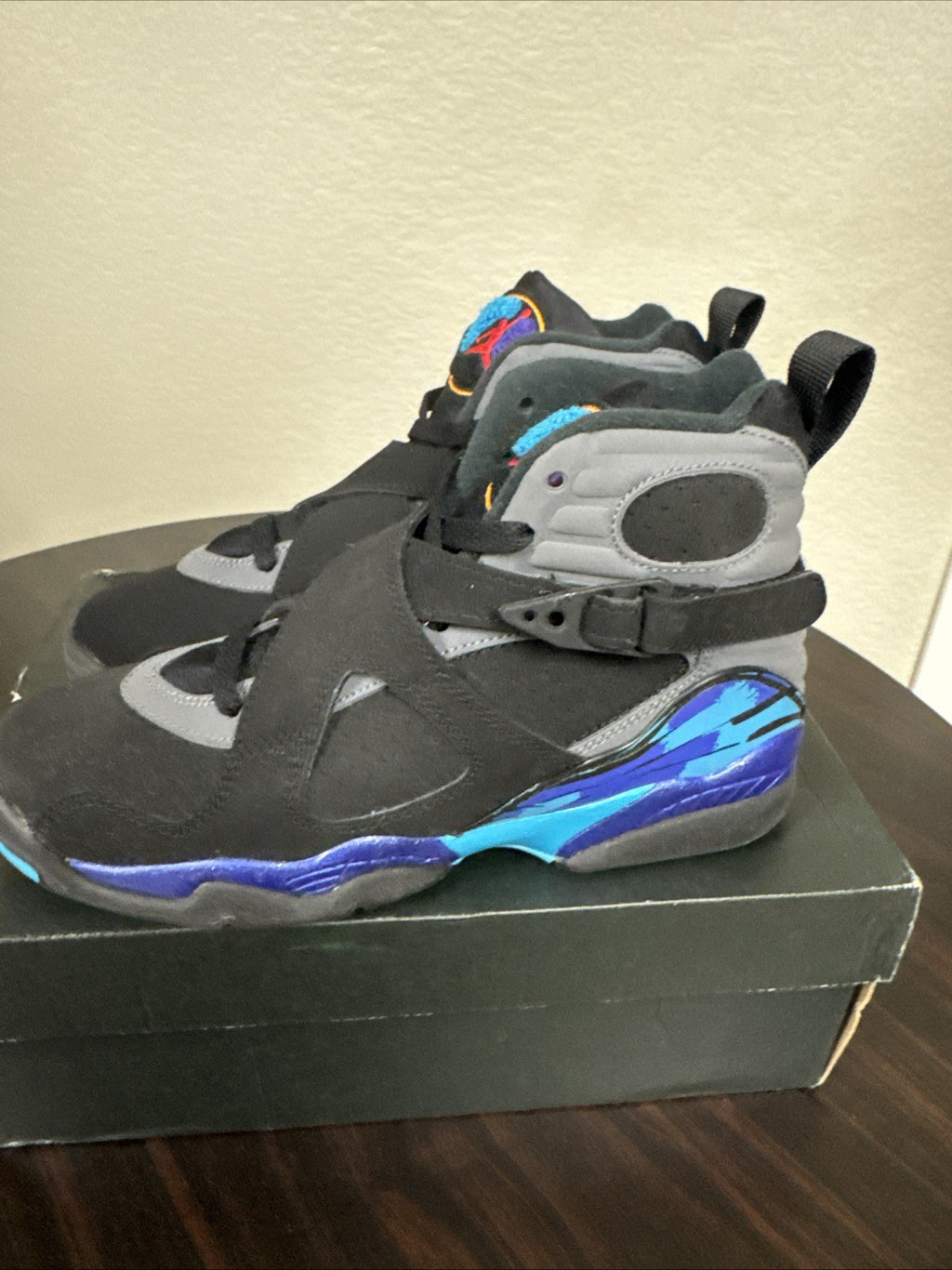 Size 5Y - Jordan 8 Retro Aqua 2015