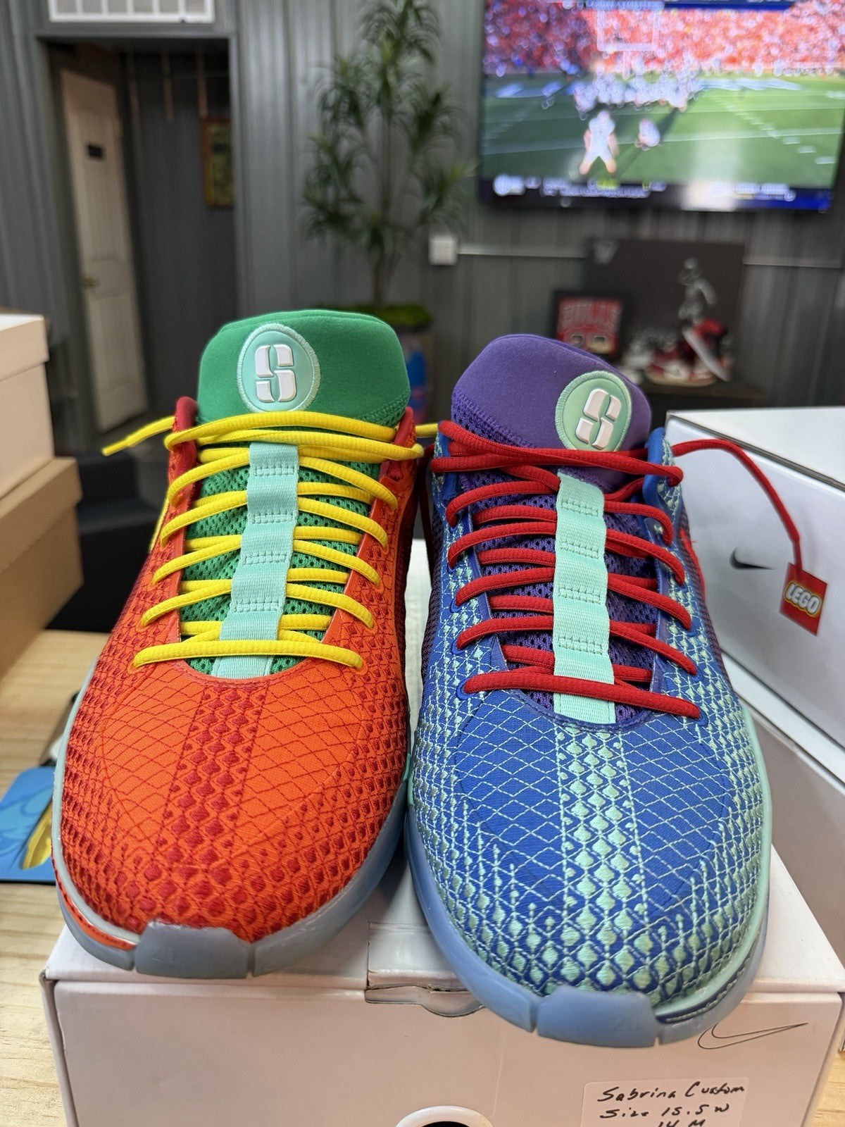 Nike Multicolor Low Top Basketball Sneakers FJ4036-900 Men's Lace Up