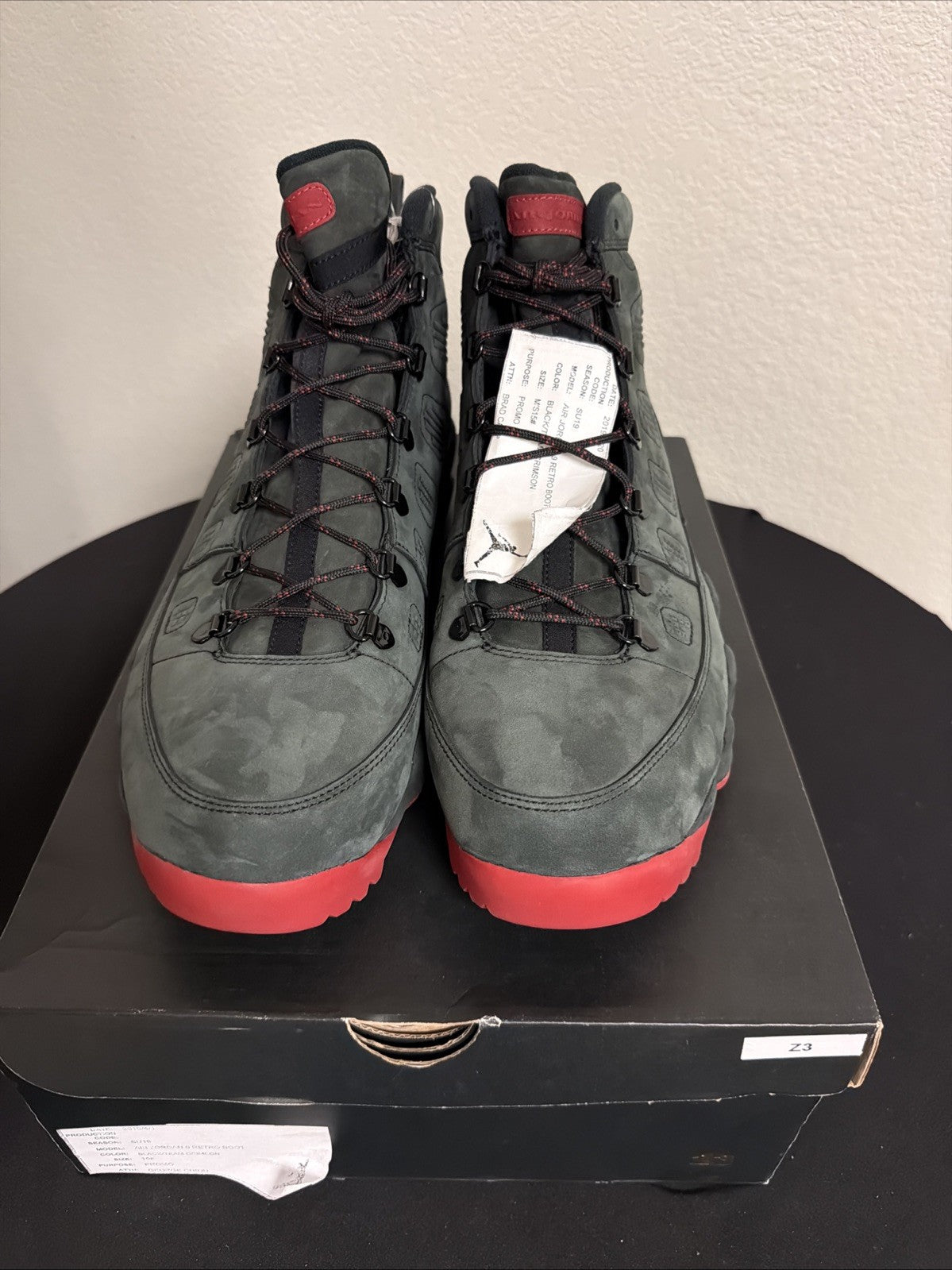 Jordan 9 Oklahoma Sooners Sample/PE Size 15