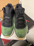 Jordan 11 Low Mens Snakeskin Size 12 Green Black Snakeskin