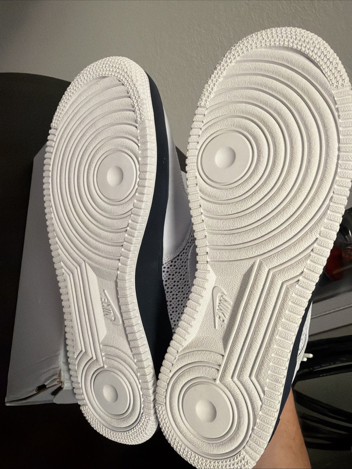 Nike Air Force 1 '07 'White Obsidian' White Navy Size 9.5 315122-991 2008