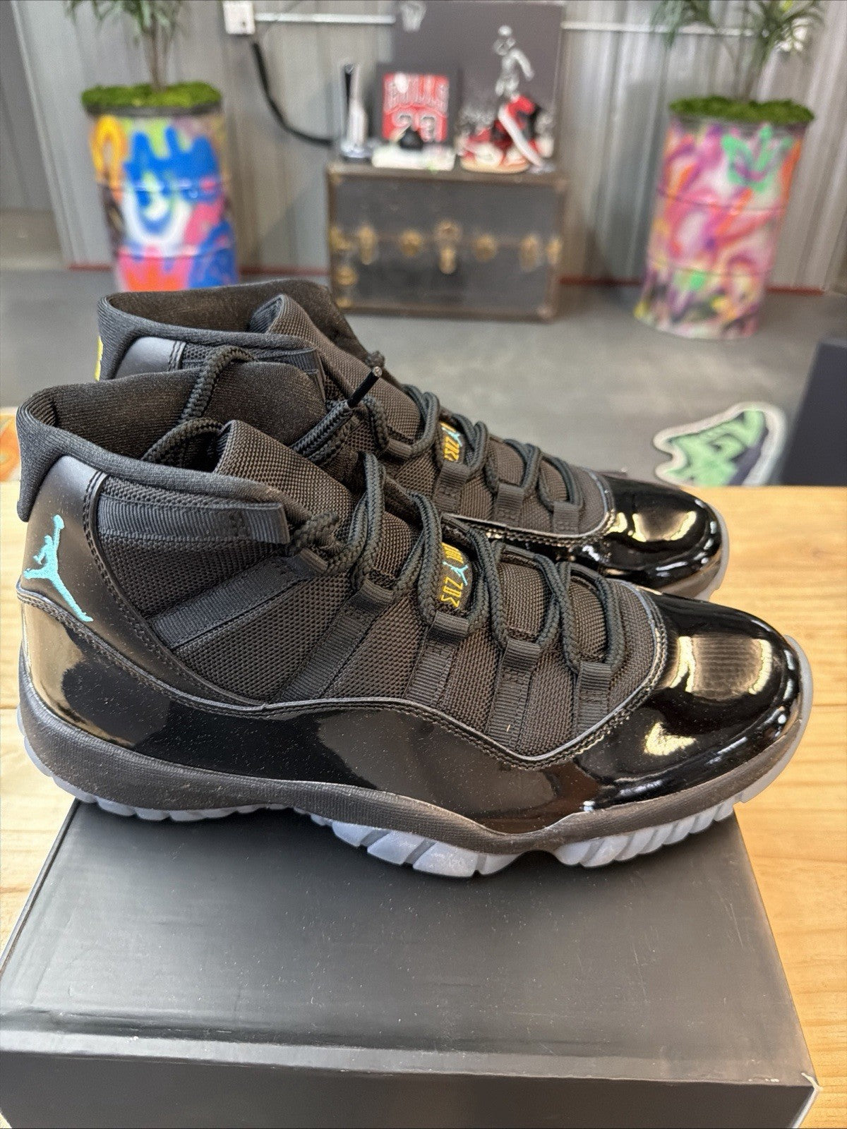 Size 11  AIR JORDAN 11 RETRO GAMMA_BLACK/GAMMA BLUE-BLACK [ CT8012-047 ]