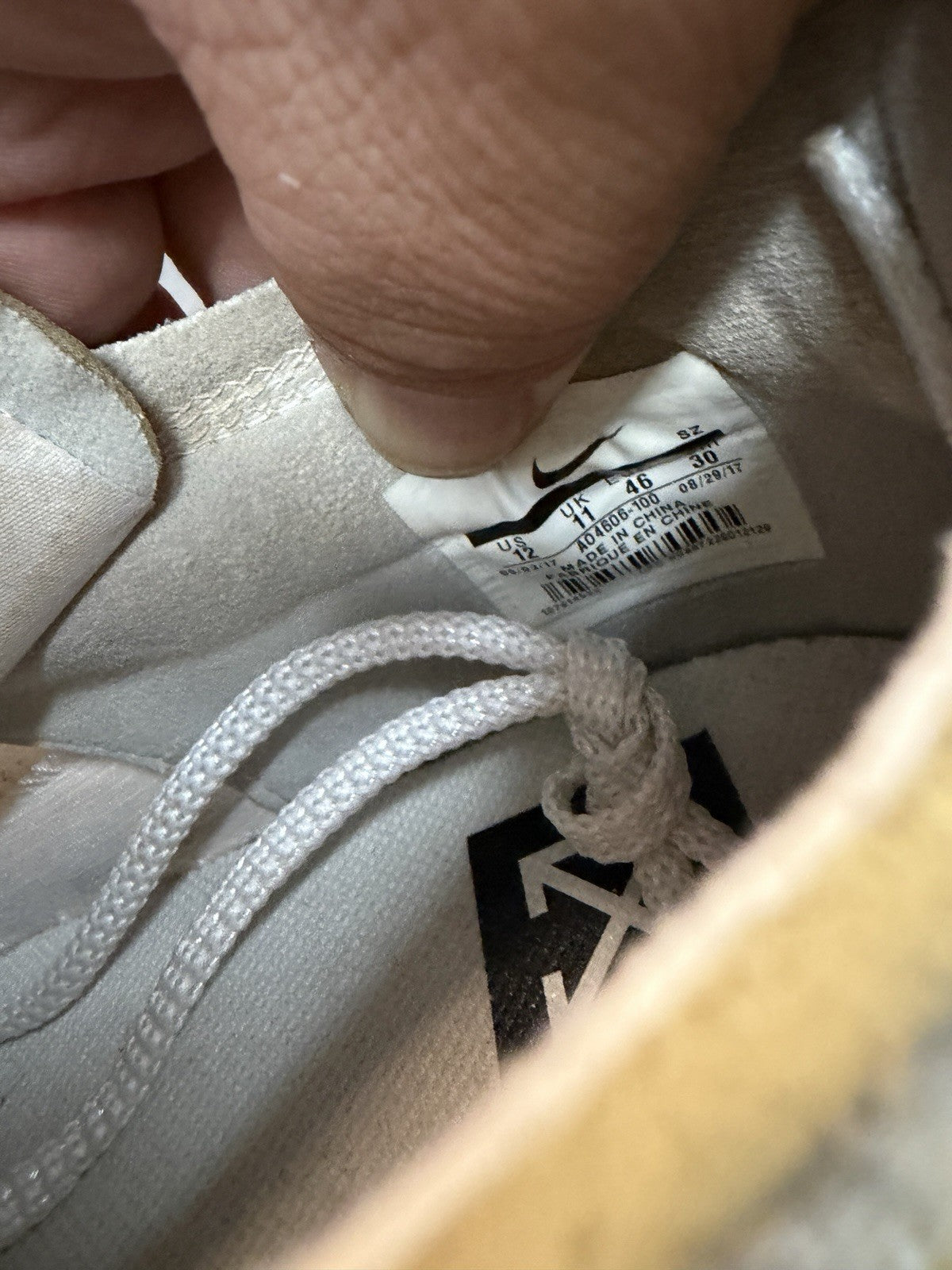 Nike Off-White x Air Force 1 Low the Ten Size 12