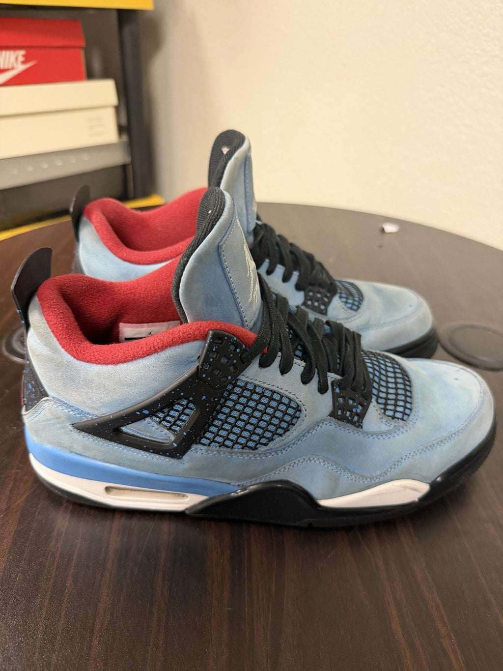 Size 9.5 – Air Jordan 4 Retro Travis Scott Cactus Jack 2018 308497-406 Authentic