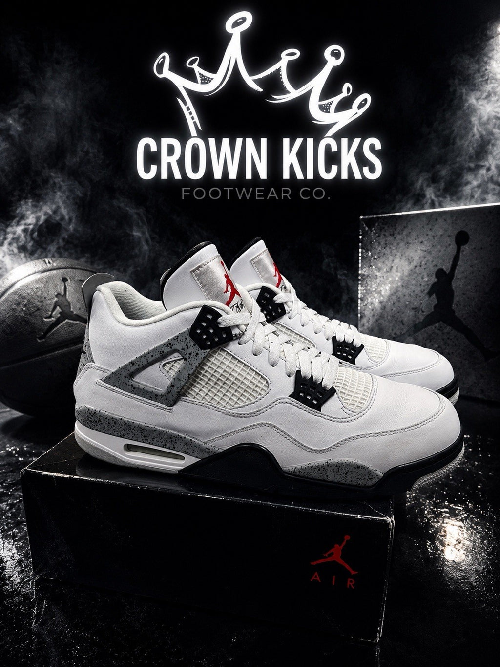 Size 14 - Air Jordan 4 Retro White Cement 2016 840606-192 OG Authentic