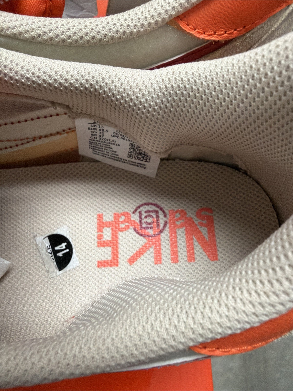Nike LD Waffle x Clot x sacai “Net Orange Blaze”