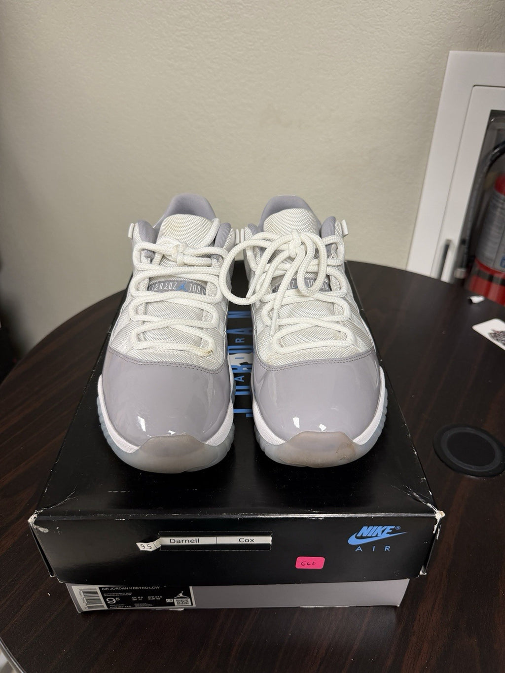 Size 9.5 - Air Jordan 11 Retro Low Cement Grey