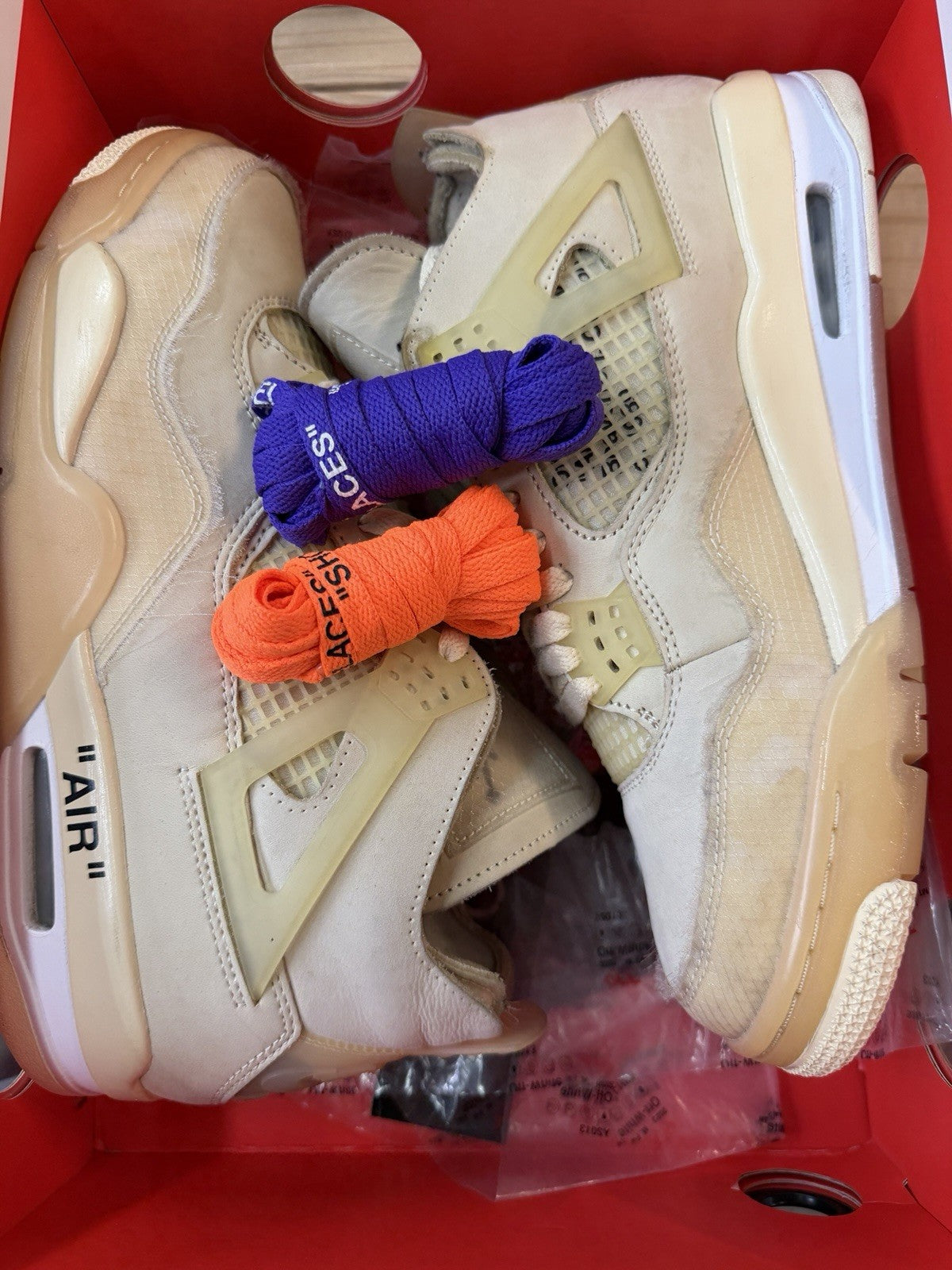 Size 11 - Jordan 4 SP x Off-White Mid Sail W