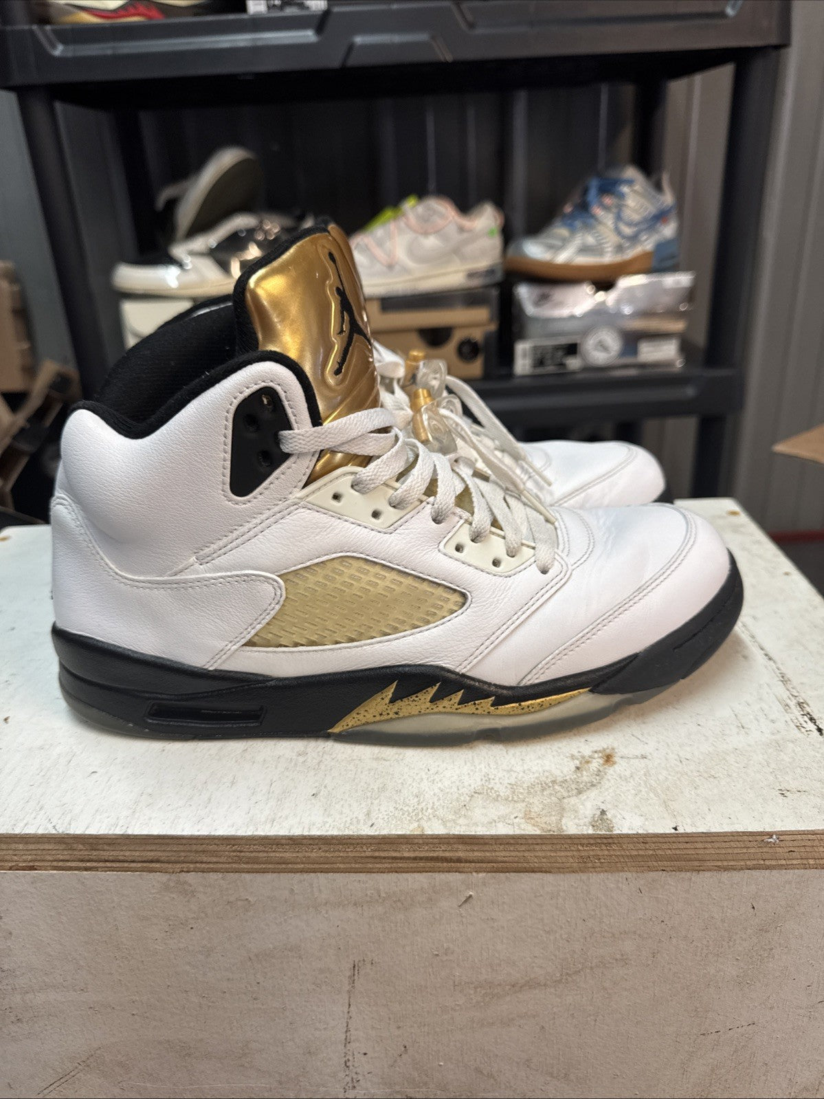 Size 11 - Nike Air Jordan 5 Retro “Olympic Gold”