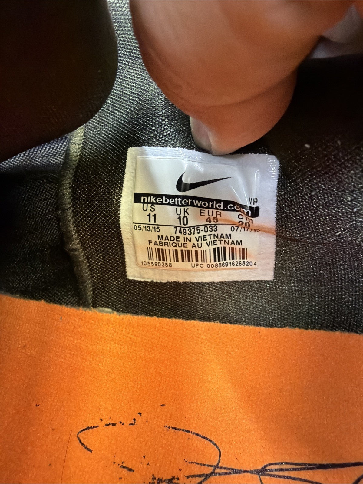 KD 8 "EASY EURO" MEN SIZE 11 NEW GREY SUNSET ORANGE SUPER RARE