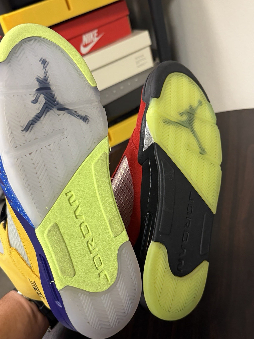 Size 12 Jordan 5 What The Blue
