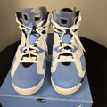 Worn Size 13 Men Air Jordan 6 Retro UNC CT8529-410 North Carolina