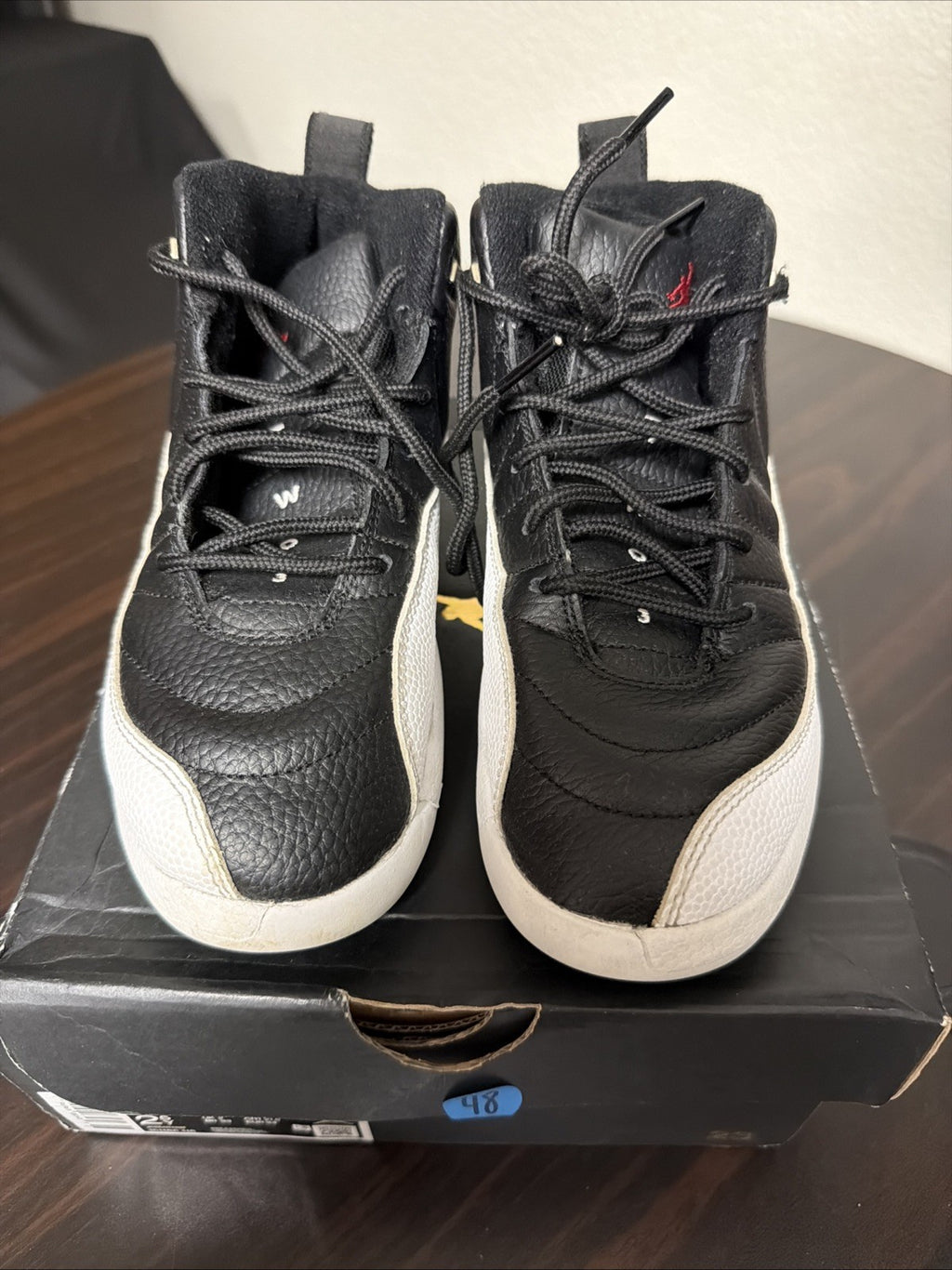 Air Jordan 12 Retro Playoff  2022 GS Size 2.5y (6W) 153265-006 *In Hand* Black