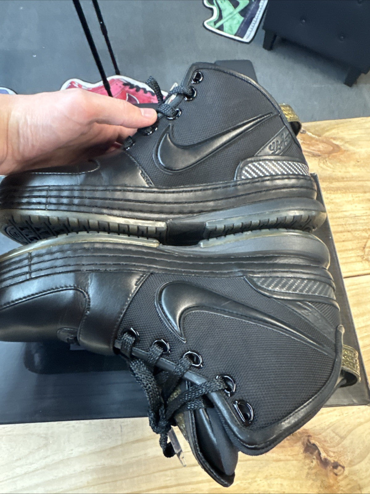 Size 9 - 2009 Nike Zoom Lebron 6 "Blackout"