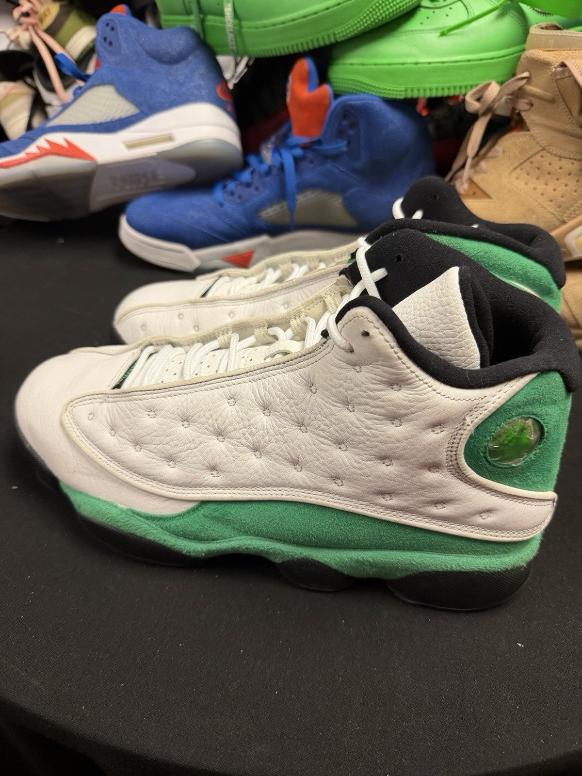 Jordan 13 lucky green size 11 (201)