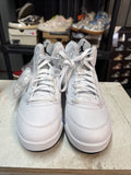 Size 9 - Nike Air Jordan 5 Retro White Metallic Silver 2026 | Replacement Box