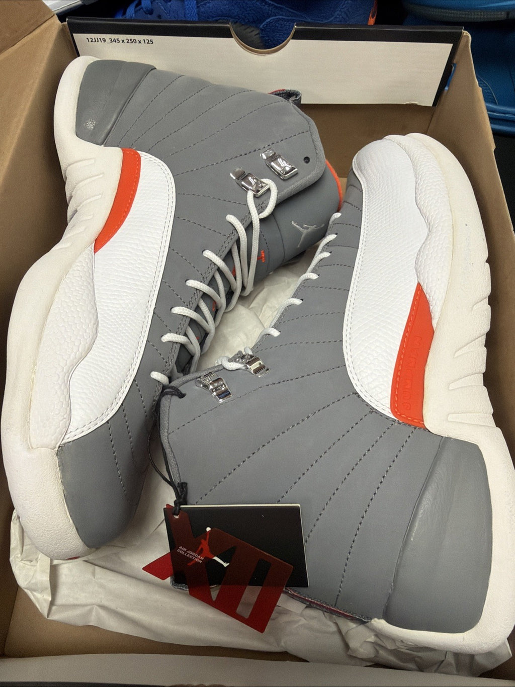 Nike Air Jordan 12 Retro Cool Grey 2012 130690-012 size 10 US Mens GUC
