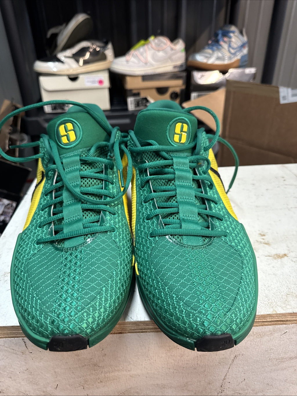 Nike Sabrina 1 The Debut Oregon Ducks Basketball Men 14 Women 15.5 | Topless Box
