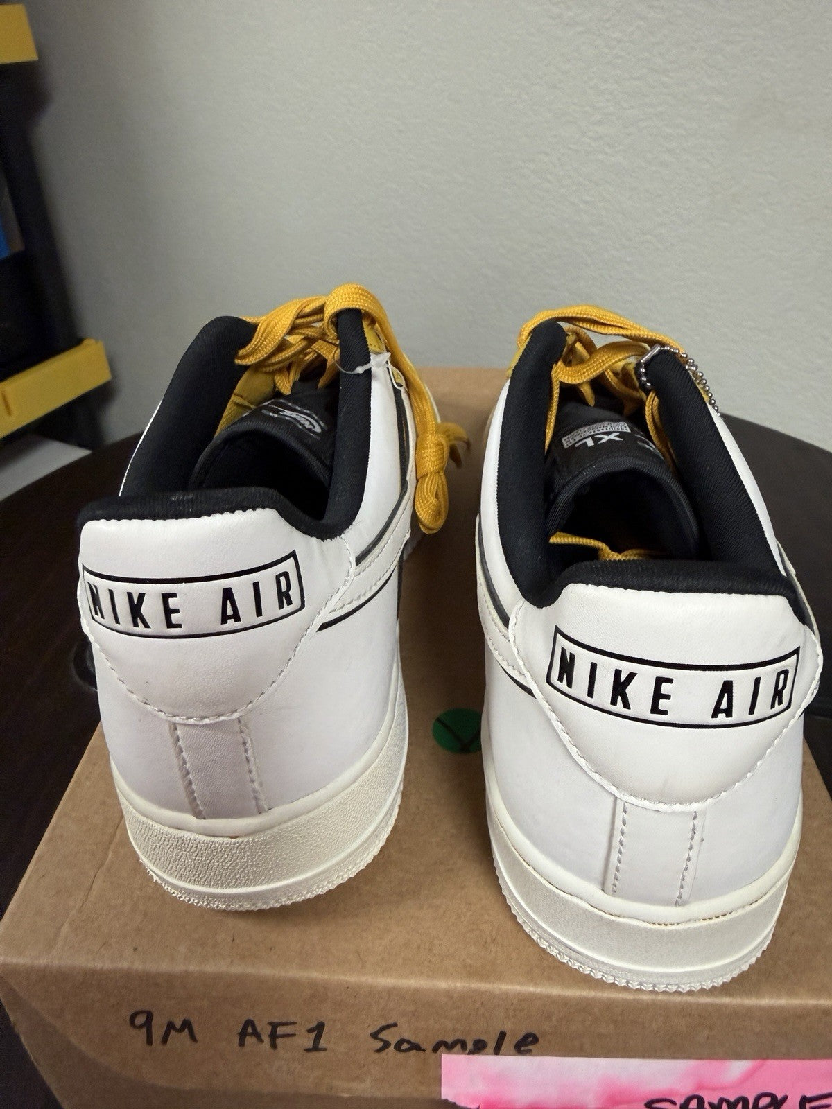 Nike Air Force 1 Low '07 LV8 “Dark Sulfur” CI0061-700 Shoes SAMPLE PAIR!!!