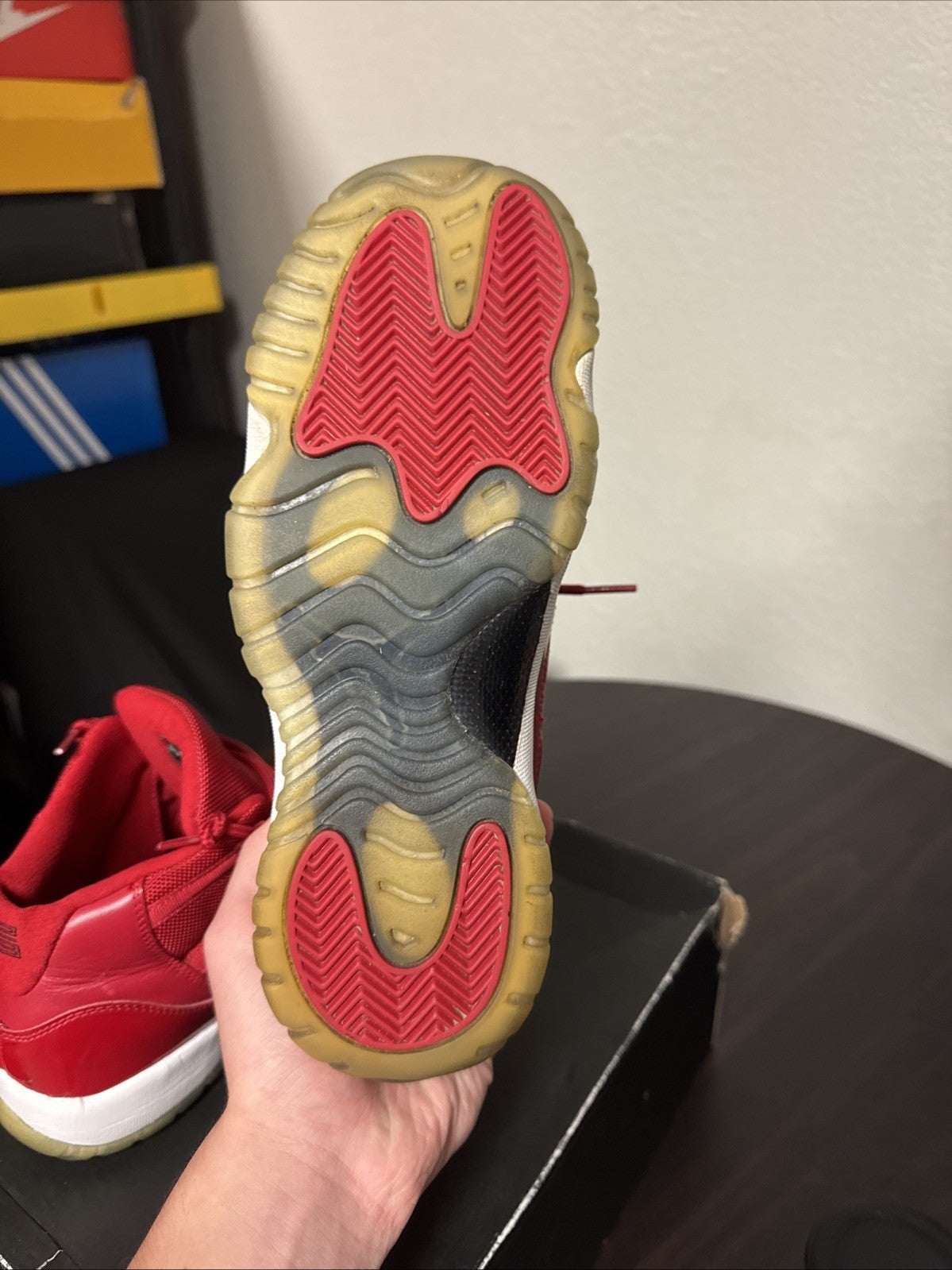 Size 7Y (GS) - Jordan 11 Retro High Win Like '96 Red 8.5 Women’s 378038 623