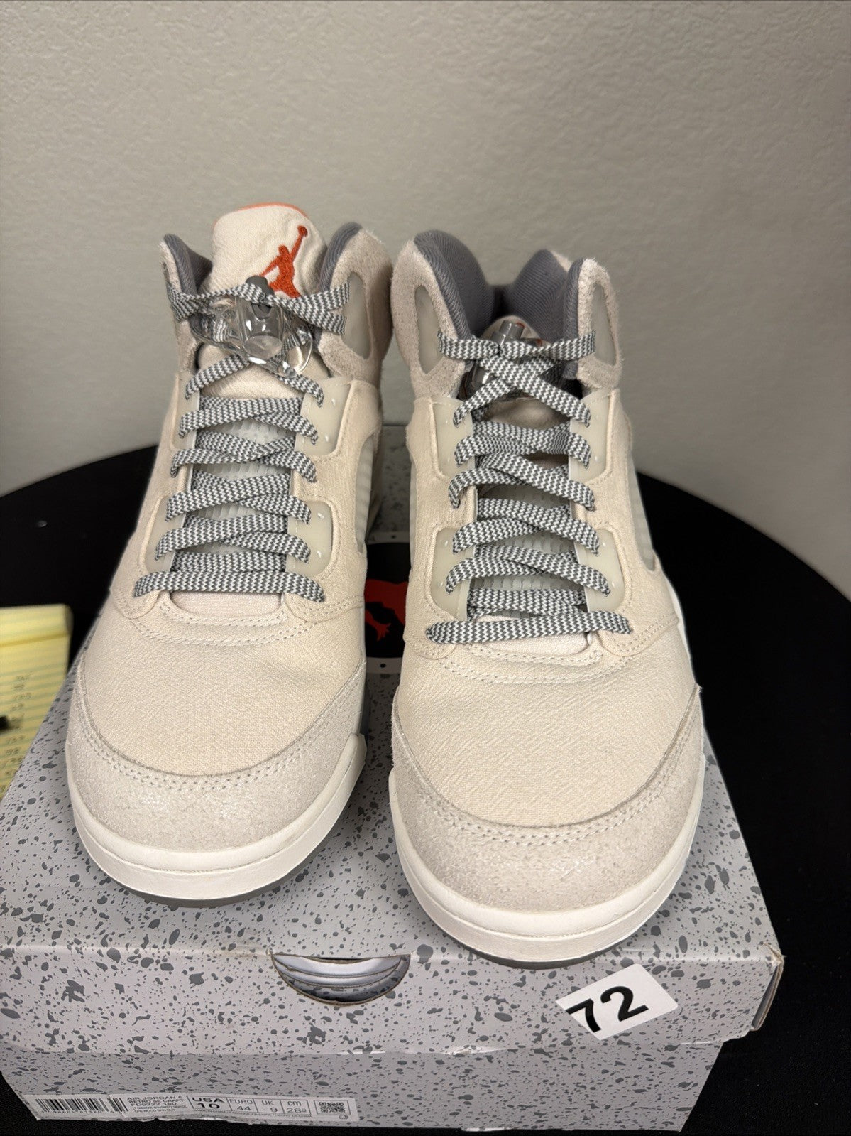 Air Jordan 5 Retro SE Craft FD9222-180 Mens 10 Basketball Shoes Cream Sneakers