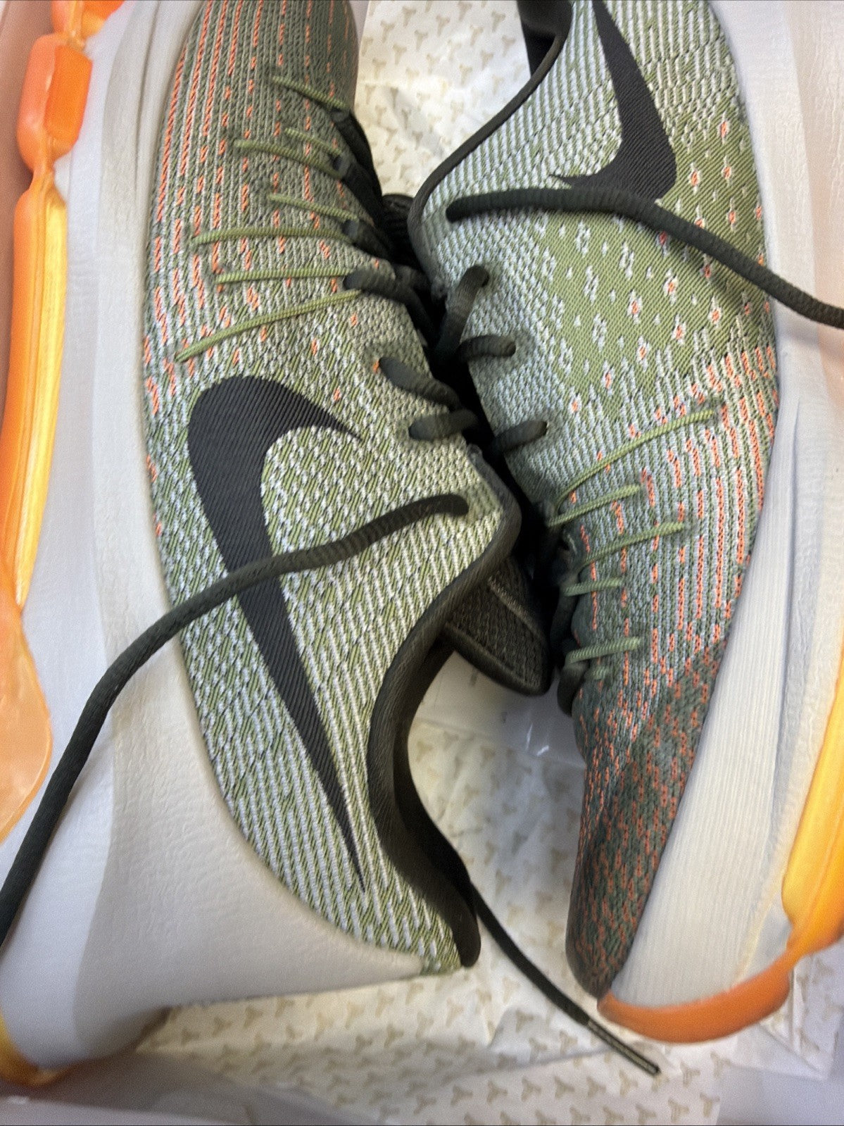 KD 8 "EASY EURO" MEN SIZE 11 NEW GREY SUNSET ORANGE SUPER RARE