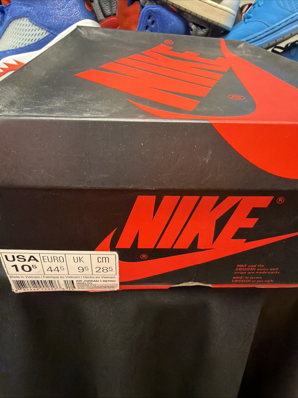 Size 10.5 - Air Jordan 1 Retro OG High Best Hand in the Game - Blue Moon